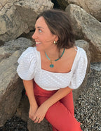 Aqua Turquoise Silver