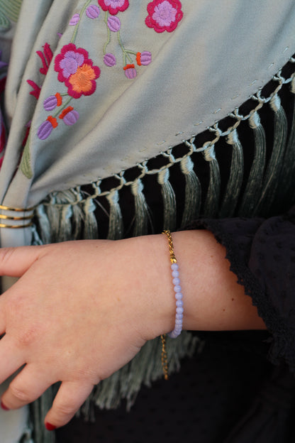 Pulsera bolas azulón