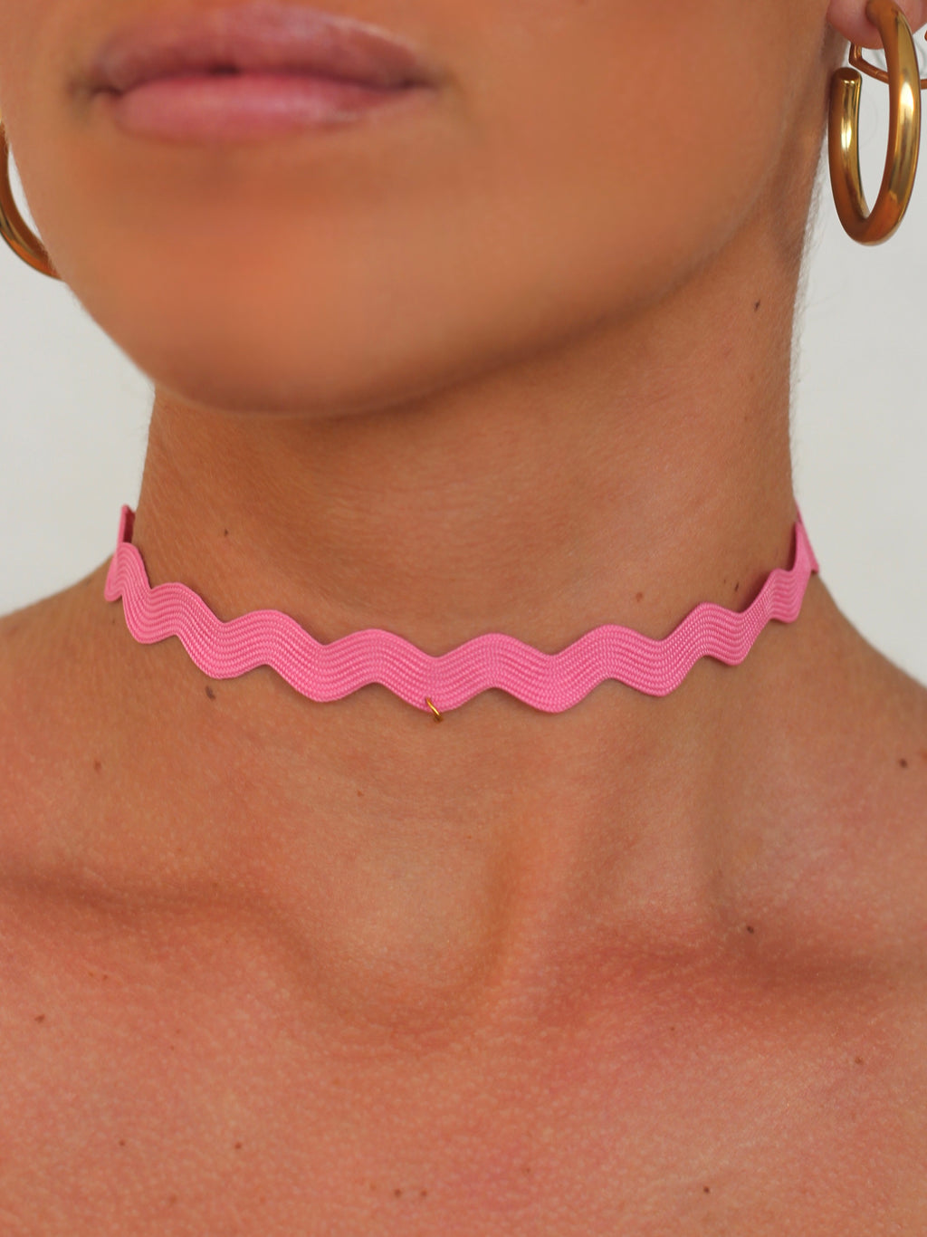Choker Ondas Fucsia