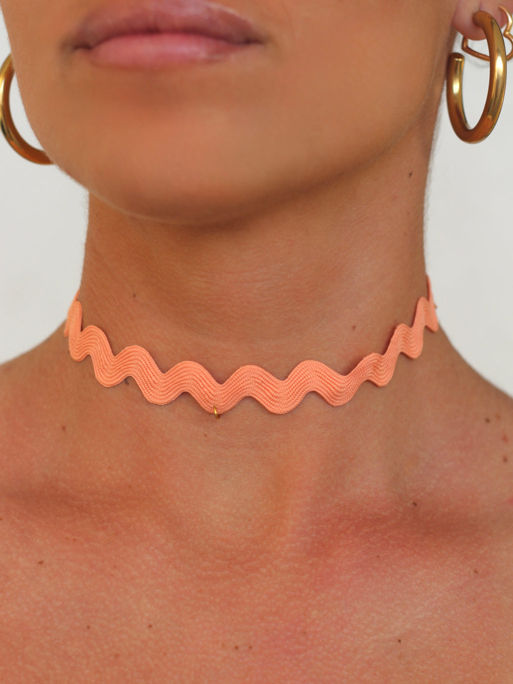 Choker Ondas Coral