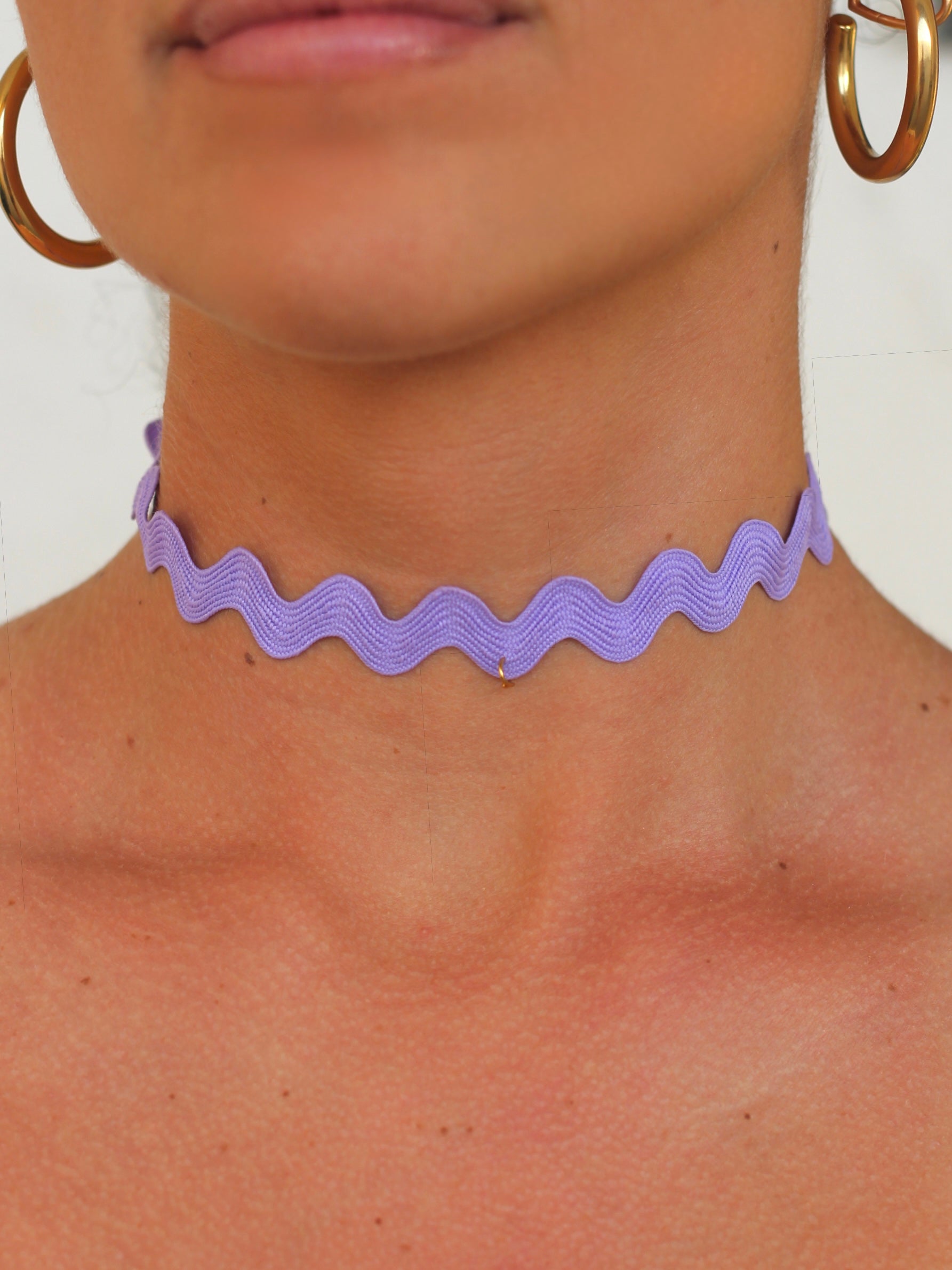 Choker Ondas Lila