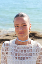 Choker Azulón con Luna