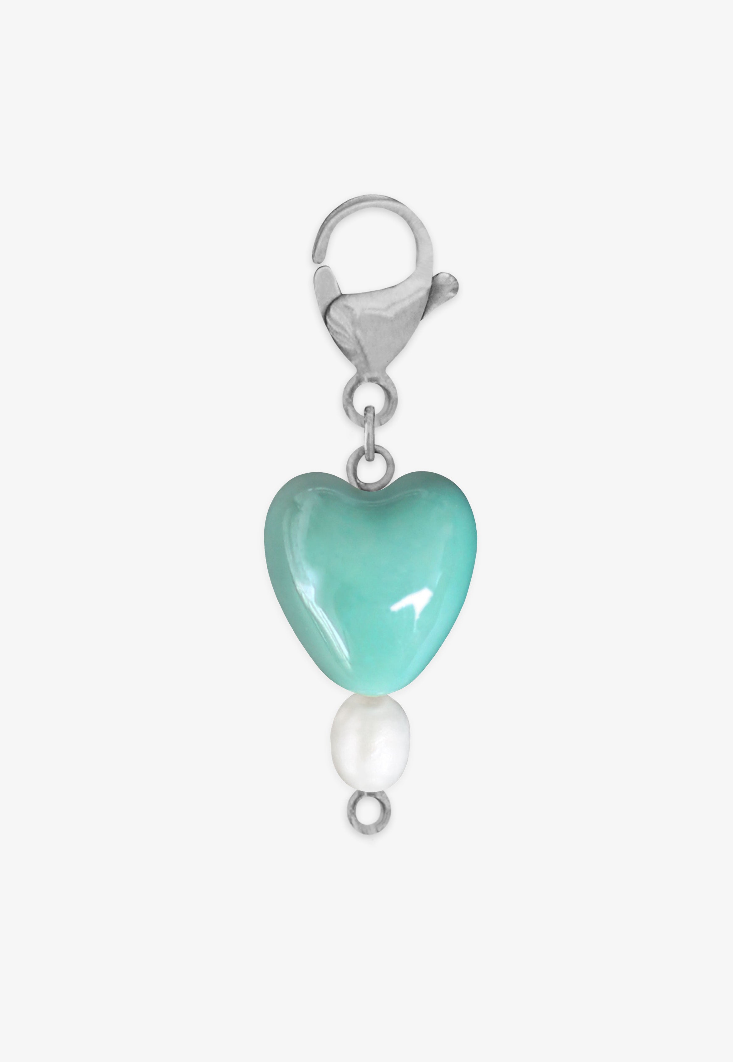 Charm Corazón Turquesa