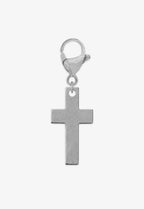 Charm Cruz Plateada