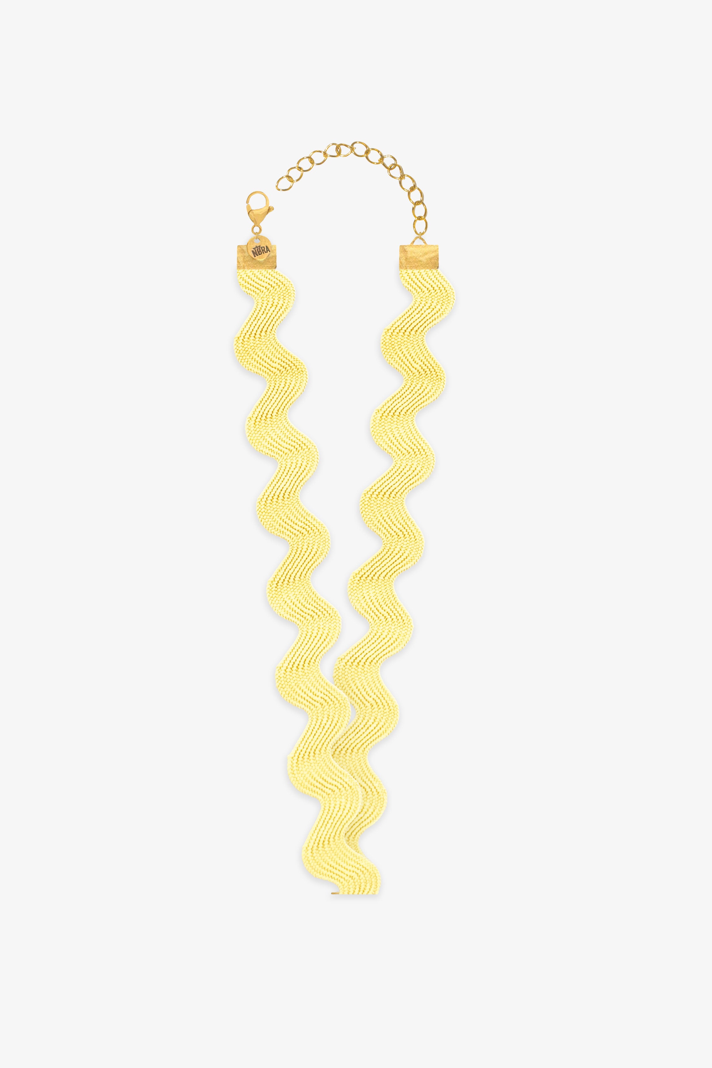 Choker Ondas Amarillo