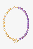 Mitad Porcelana Morado