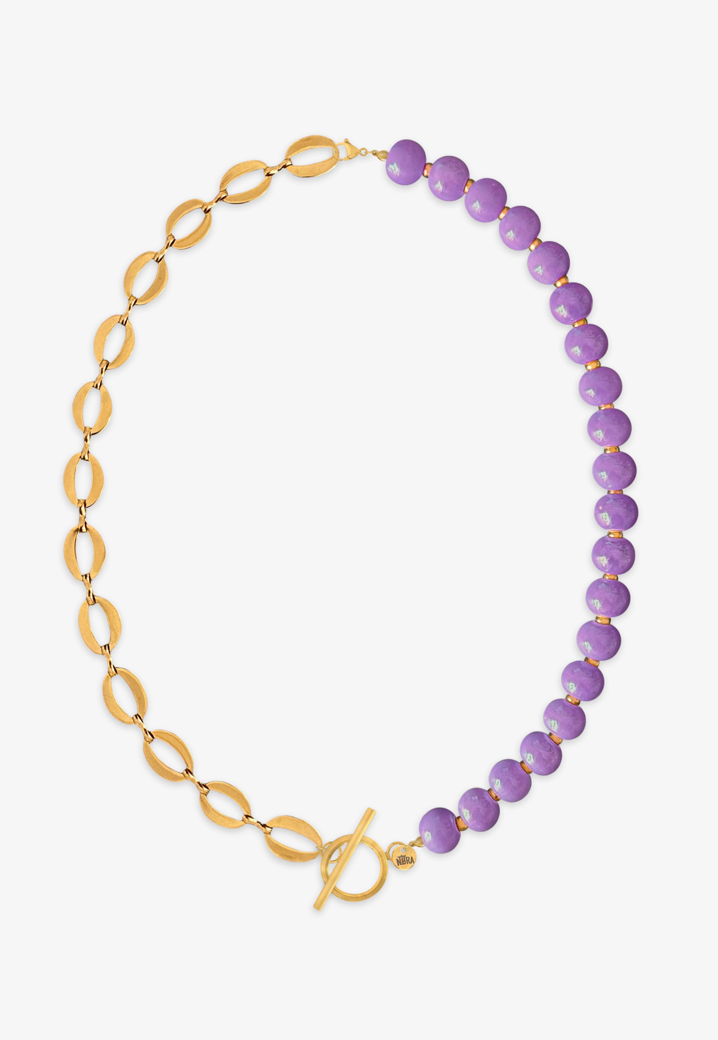 Mitad Porcelana Morado