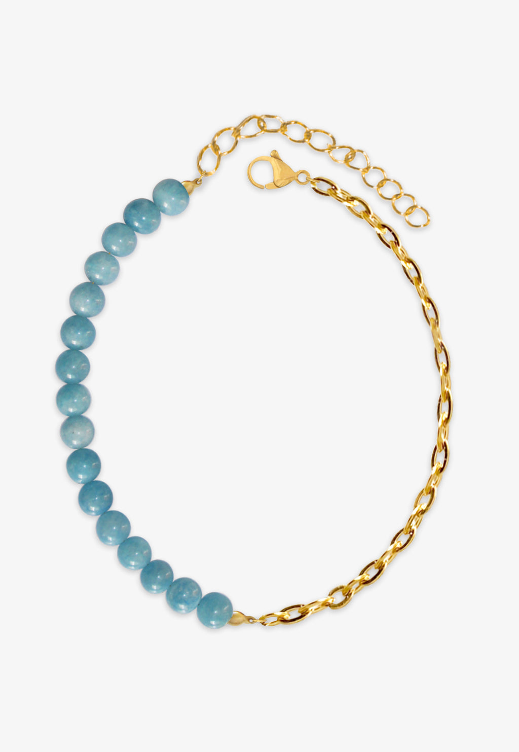 Pulsera bolas azul