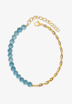 Pulsera bolas azul