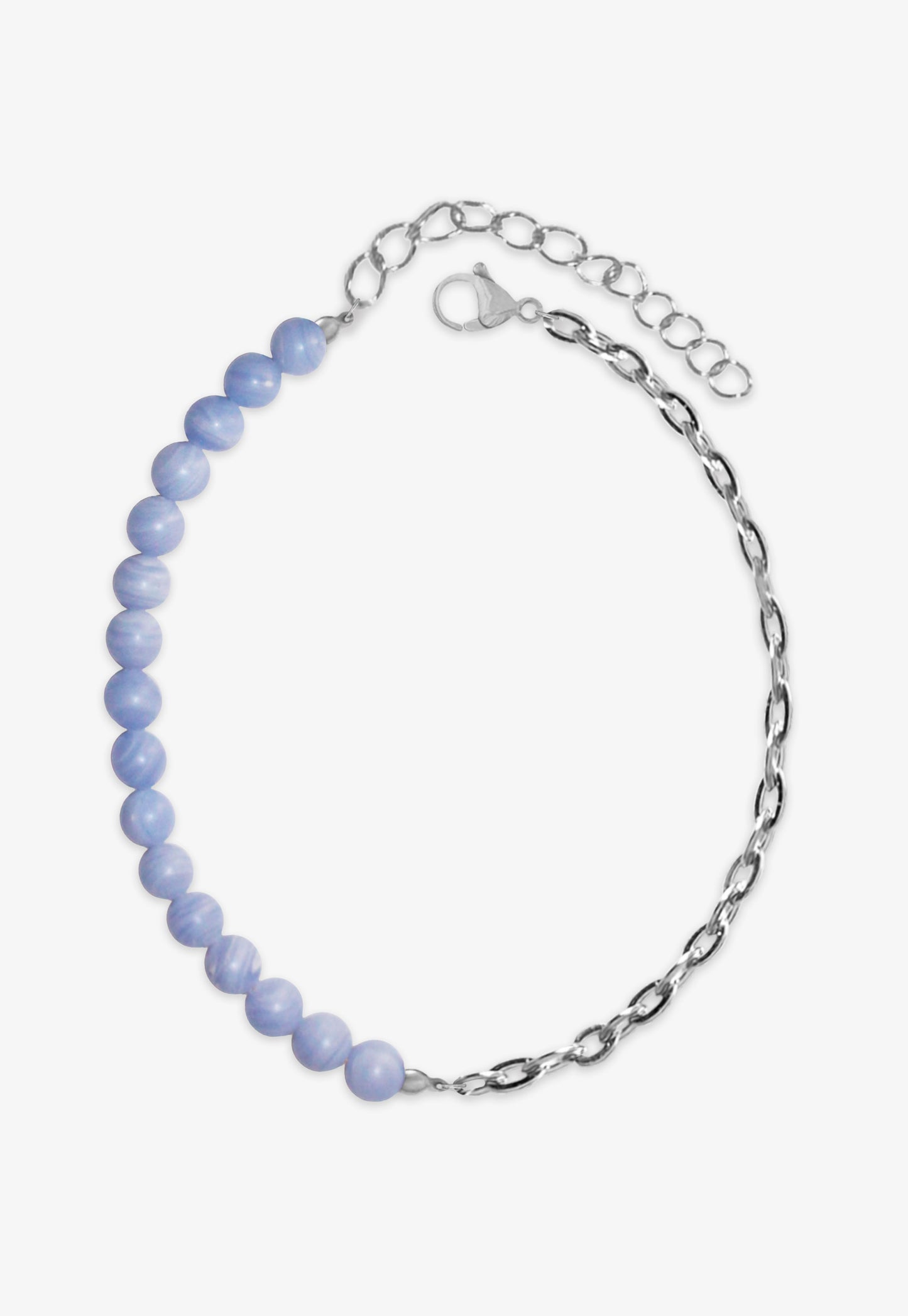 Pulsera bolas azulón