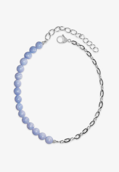 Pulsera bolas azulón