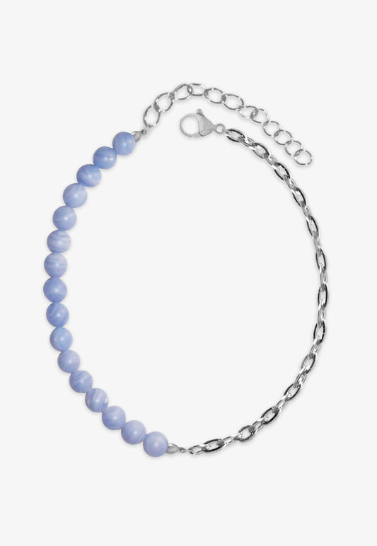 Pulsera bolas azulón