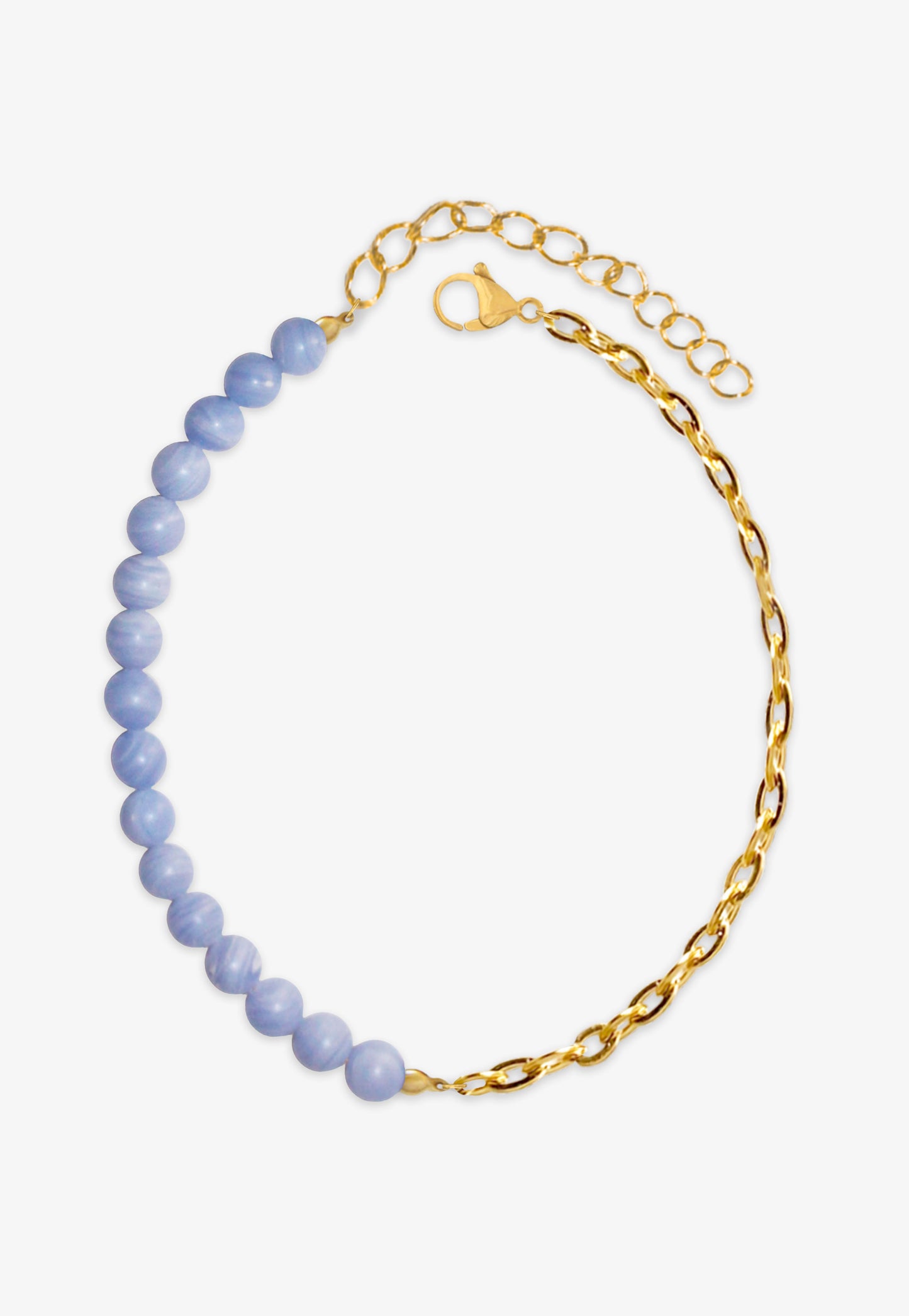 Pulsera bolas azulón