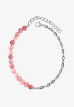 Pulsera bolas rosa
