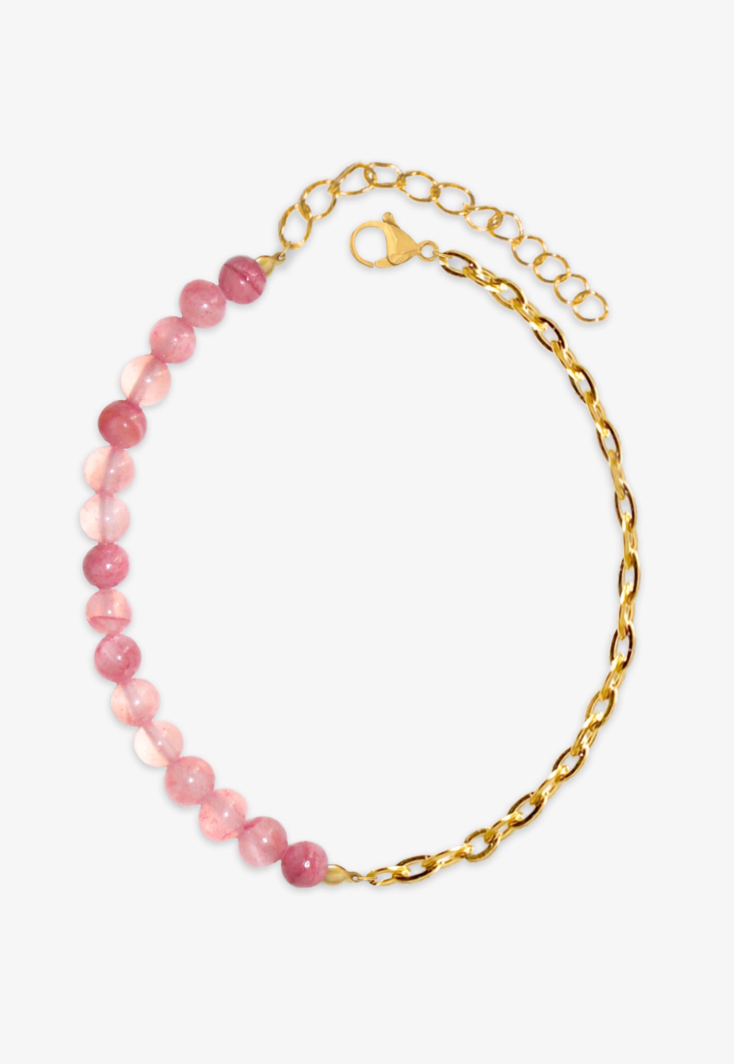 Pulsera bolas rosa