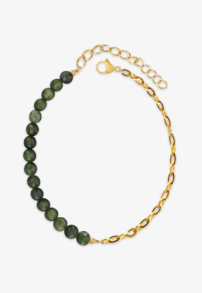 Pulsera bolas verde